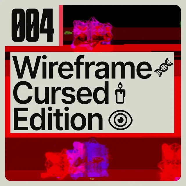 DJ Georgia Wireframe 🧬 Cursed 🕯️ Edition 👁️ Visual - Art