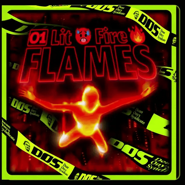 Ezeki-B Lit 🥵 Fire 🔥 Flames Visual - Art