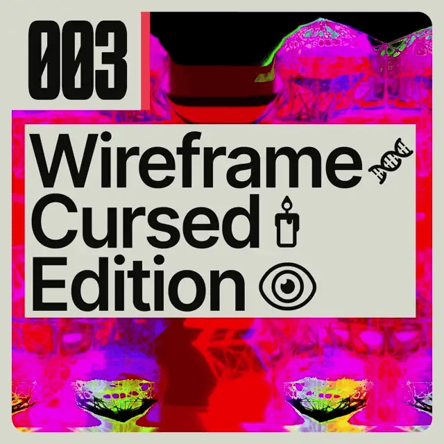 Ezeki-B Wireframe 🧬 Cursed 🕯️ Edition 👁️ Visual - Art