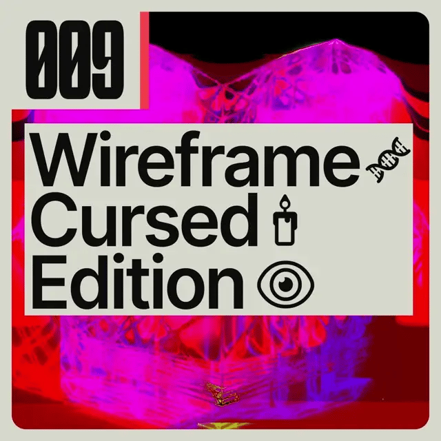 JCAT Wireframe 🧬 Cursed 🕯️ Edition 👁️ Visual - Art