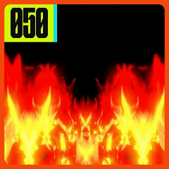 [050] Lit 🥵 Fire 🔥 Flames - 1min Seamless Show Tour Visual [UK] 🇬🇧
