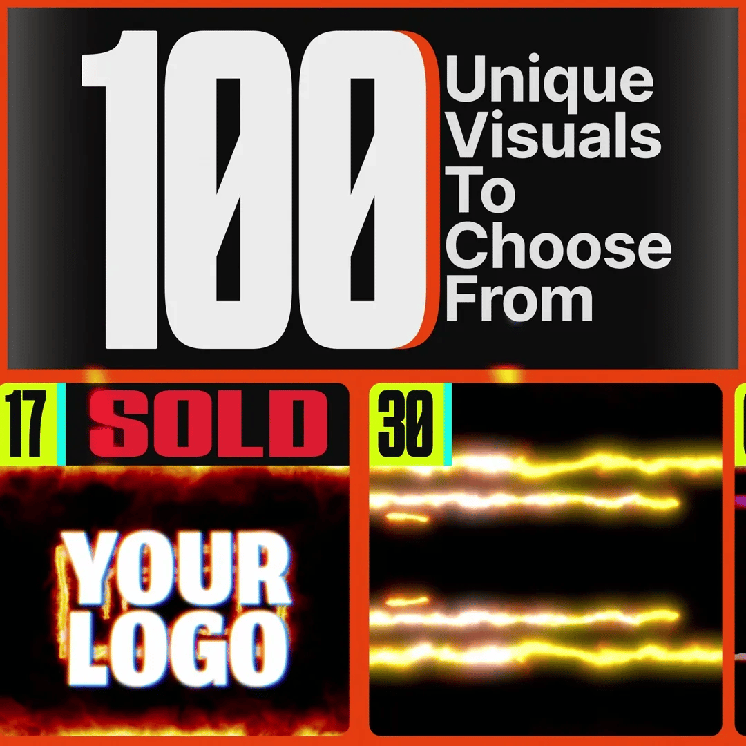 [008] Lit 🥵 Fire 🔥 Flames - 1min Seamless Show Tour Visual [Rest Of World] 🌐