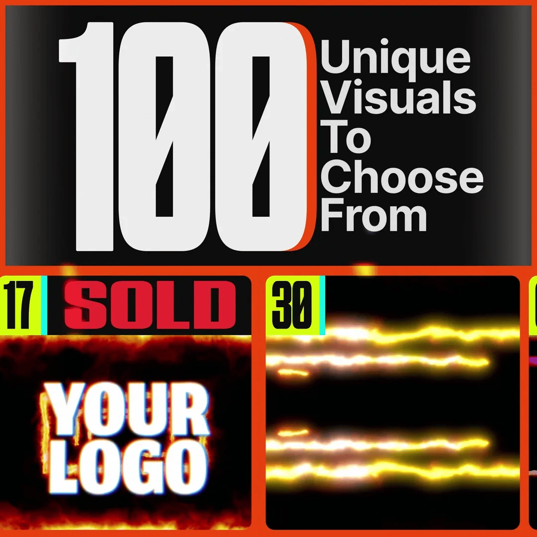 [100] Lit 🥵 Fire 🔥 Flames - 1min Seamless Show Tour Visual [UK] 🇬🇧