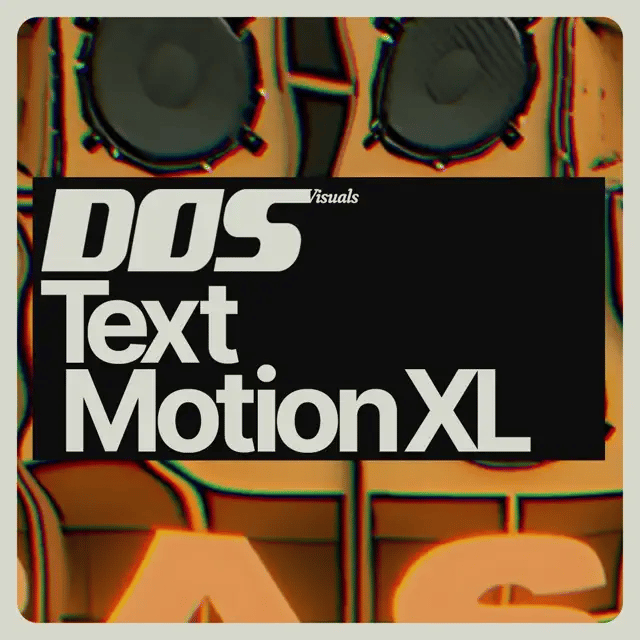 CONSUME BASS Text 🤯 MotionXL Visual - Art